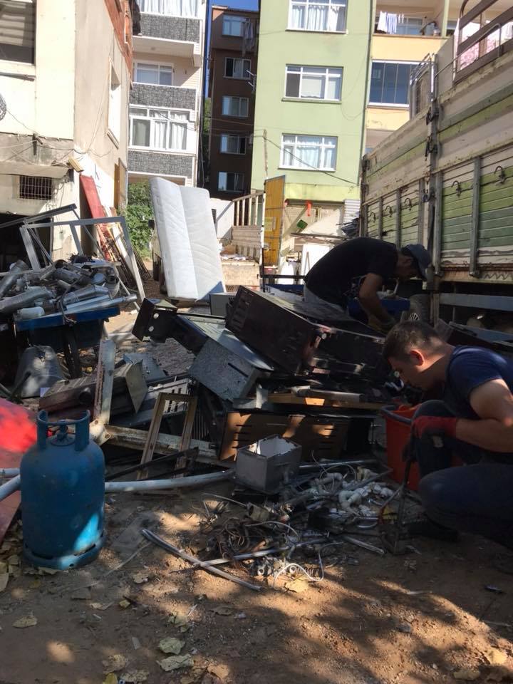 Elektrik Motoru Hurdası - Toplama Sonrası Alan Düzeni